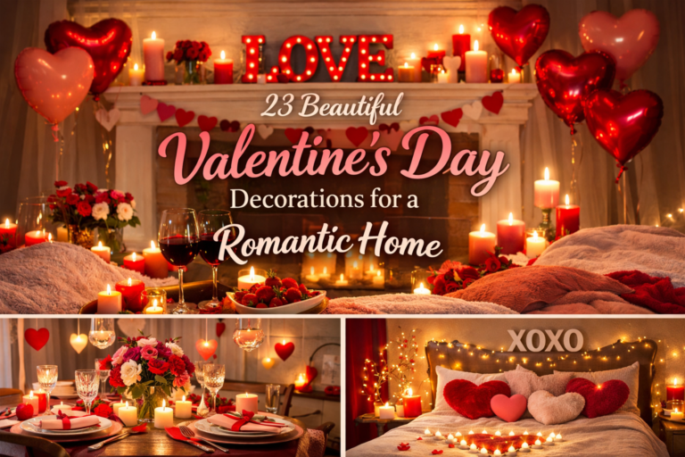 23 Beautiful Valentine’s Day Decorations for a Romantic Home