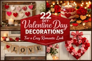 22 DIY Valentine Day Decorations for a Cozy Romantic Look
