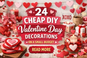 24 Cheap DIY Valentine Day Decorations on a Small Budget