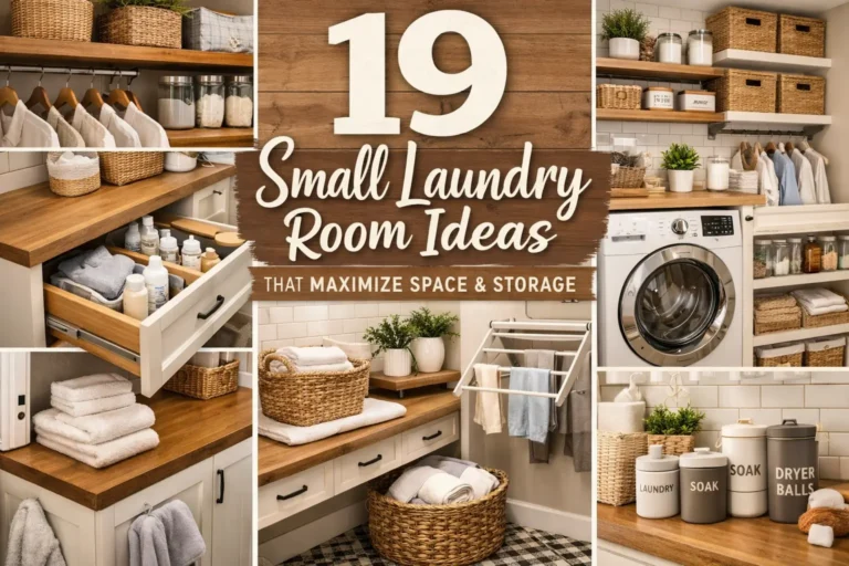 19 Small Laundry Room Ideas That Maximize Space and Storage