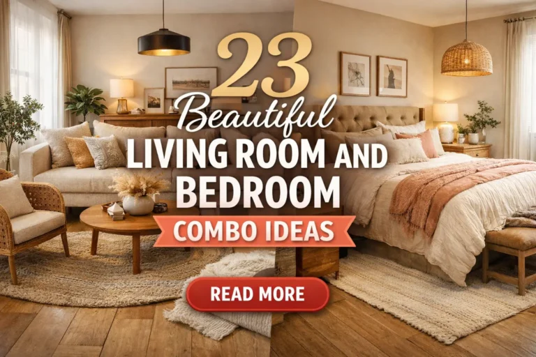 23 Beautiful Living Room and Bedroom Combo Ideas