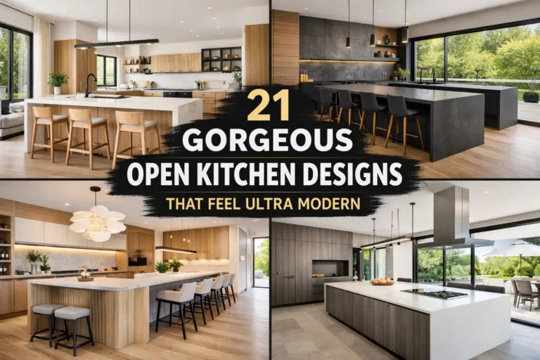 21 Gorgeous Open Kitchen Designs That Feel Ultra Modern