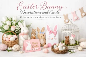 Easter Bunny Decorations and Cards: 27 Unique Ideas for a Beautiful Spring Setup