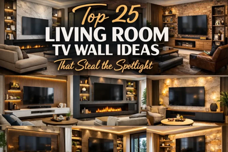 25 Living Room TV Wall Ideas That Steal the Spotlight