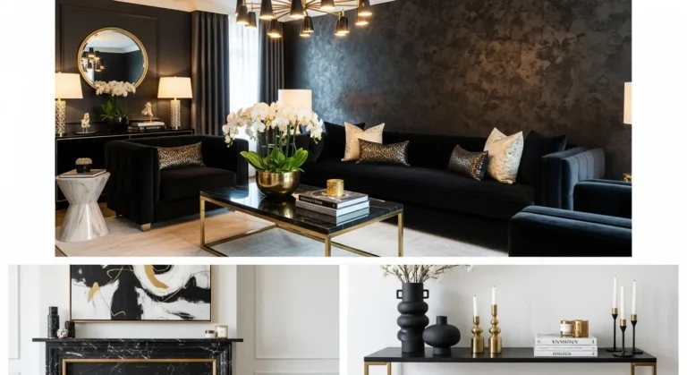 24 Black Living Room Décor Ideas That Feel Luxurious