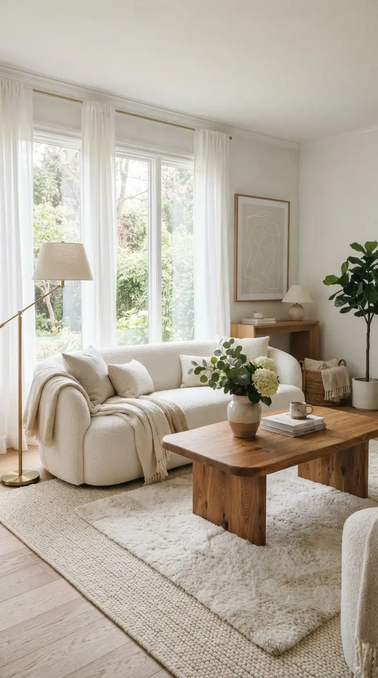 22 White Living Room Ideas That Never Go Out of Style