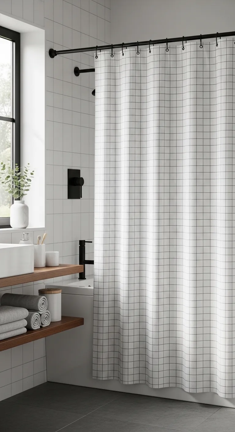 16 Grid Pattern Curtain For A Cle 1 20260313 150452