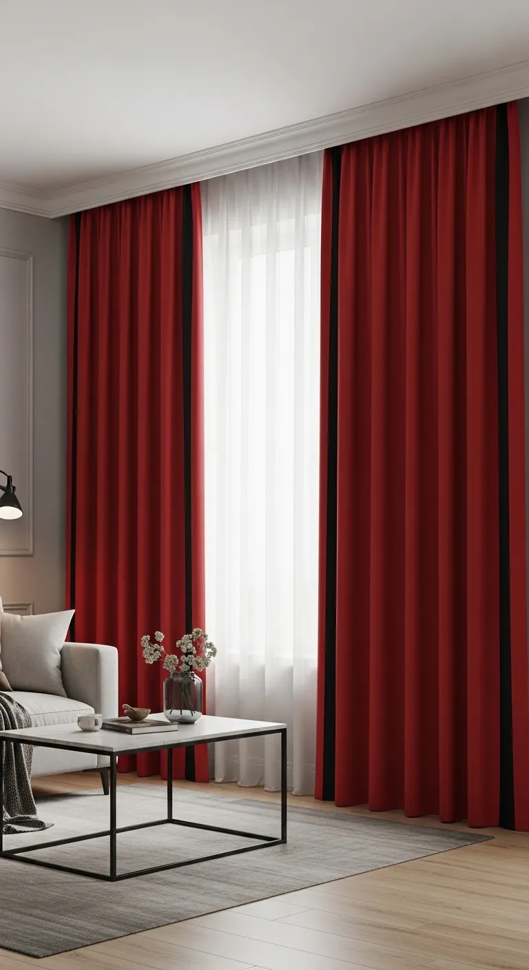 17 Red Curtains With Thin Black T 1 20260302 062718