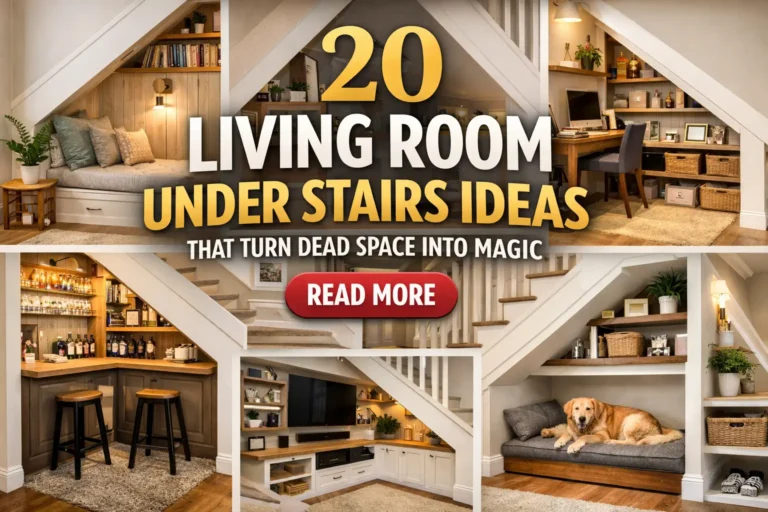 20 Living Room Under Stairs Ideas That Turn Dead Space Into Magic