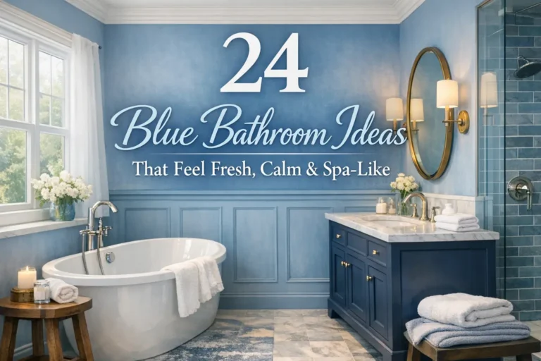 24 Blue Bathroom Ideas That Feel Fresh, Calm & Spa-Like