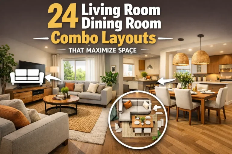 24 Living Room Dining Room Combo Layouts That Maximize Space