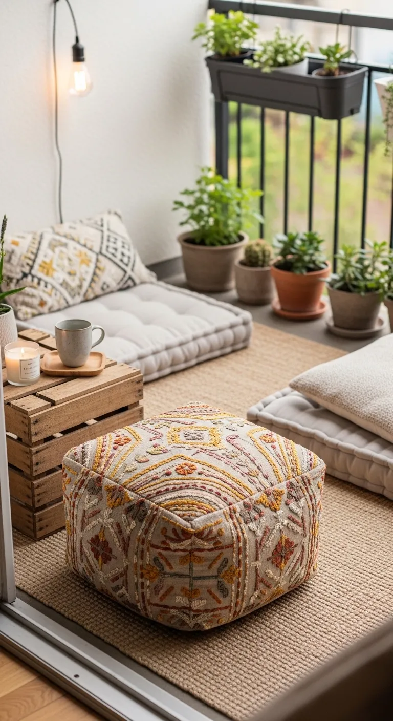 21 Colorful Pouf Boho Balcony Sea 1 20260313 130841