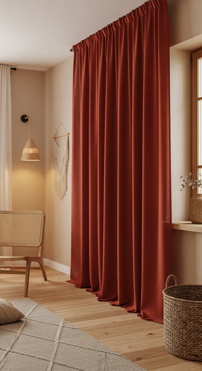 7 Matte Brick Red Linen Curtains 1 20260302 062544