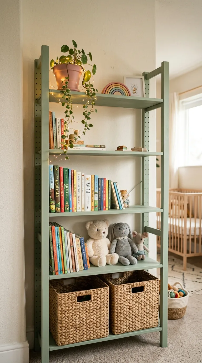 10 Image 10 An Ikea Ivar Pine Shelf Painted In Soft S