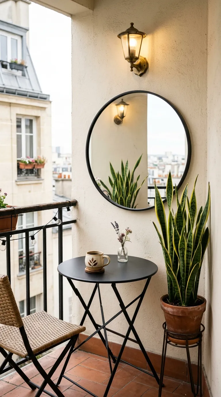 11 Image 11 An Apartment Balcony Café Corner With A R