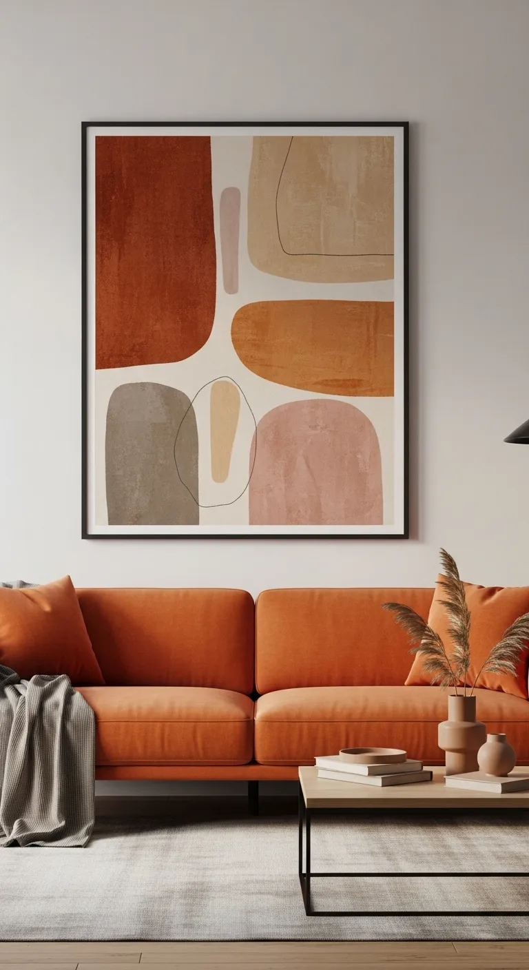 12 Burnt Orange Couch With Abstra 1 20260415 144102