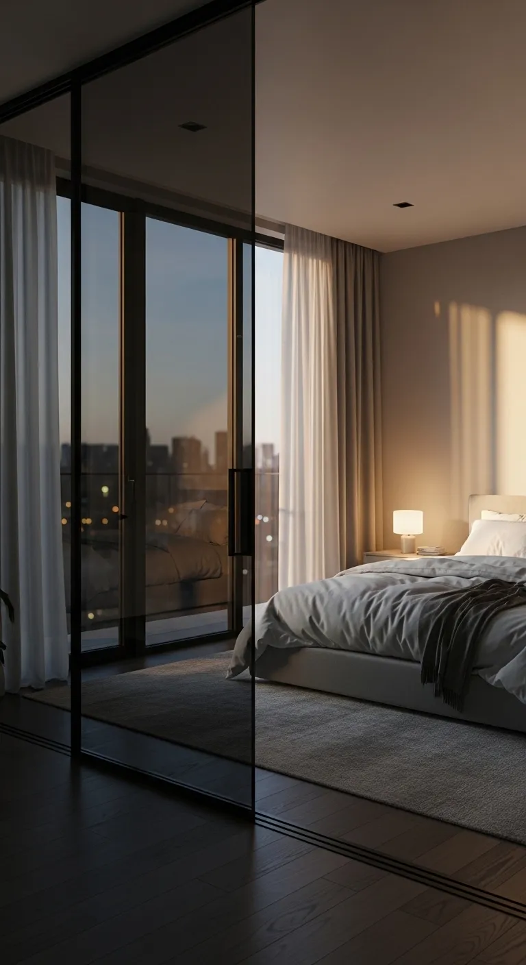 15 Tinted Glass Door Bedroom Mood 1 20260416 153319