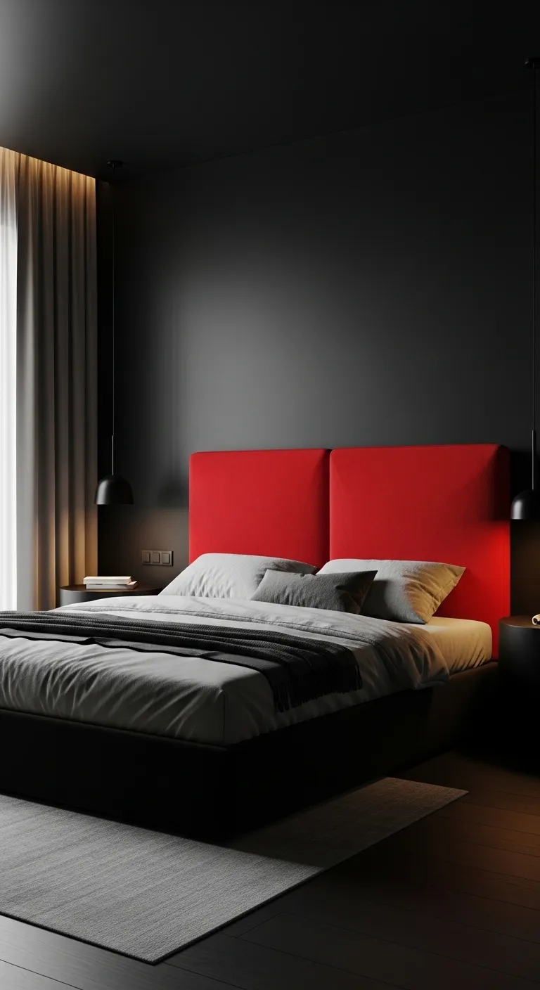 17 Minimal Black Bedroom With One 1 20260408 164404