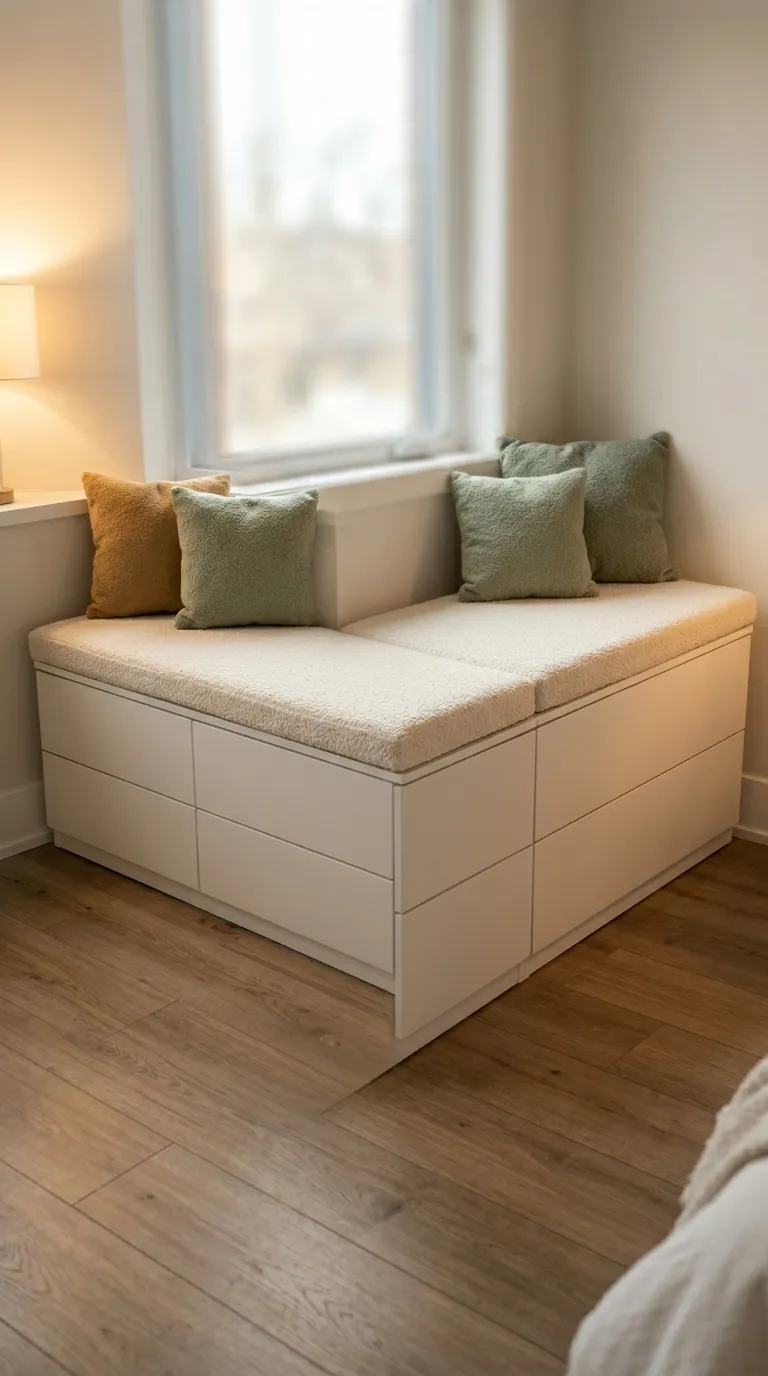 18 Image 18 Two Ikea Nordli White Drawer Units Lined