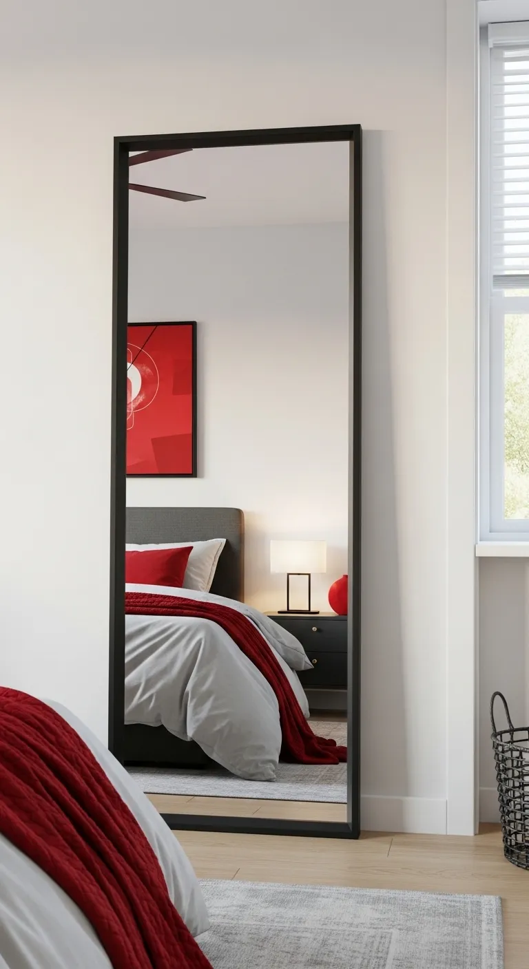 19 Black Framed Mirror Reflecting 1 20260408 164423