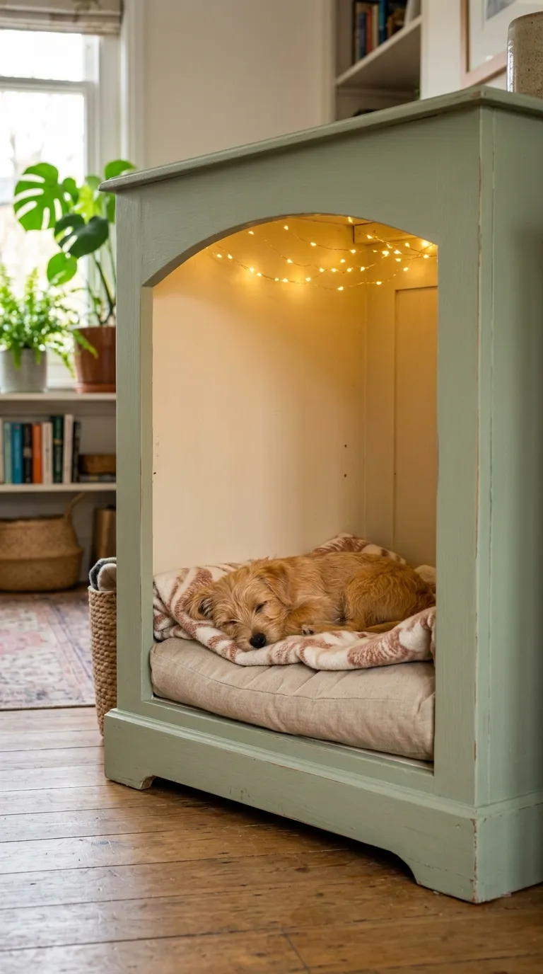 19 Image 19 An Old Tv Cabinet Repurposed As A Dog Bed