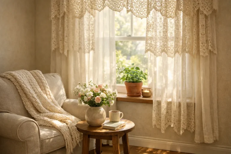 22 Crochet Curtains for Handmade Coziness and Charm