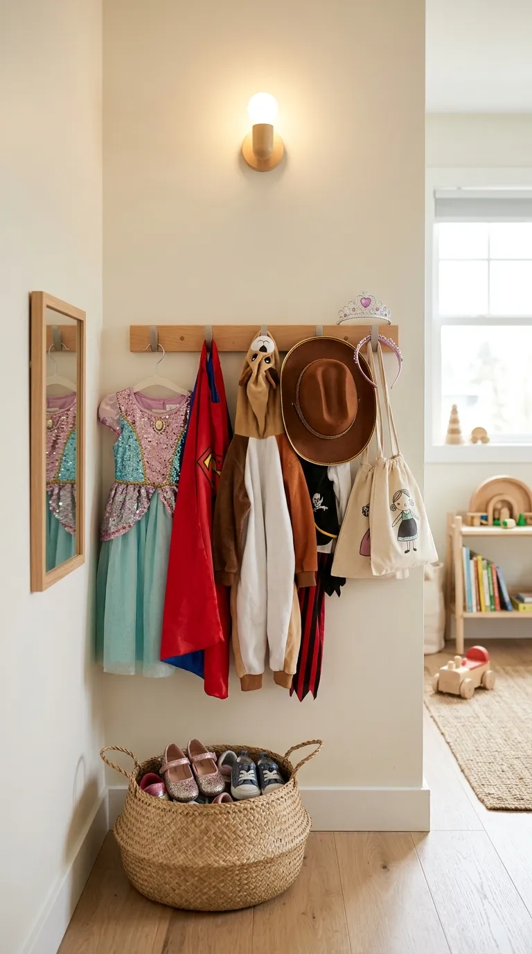 26 Image 26 An Ikea Tjusig Natural Wood Hook Rack Mou