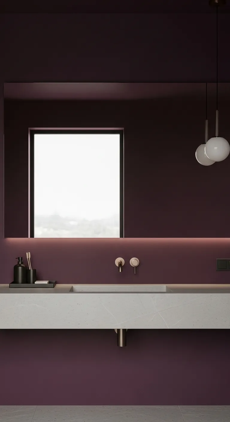 2 Deep Plum Accent Wall Bathroom 1 20260410 021547