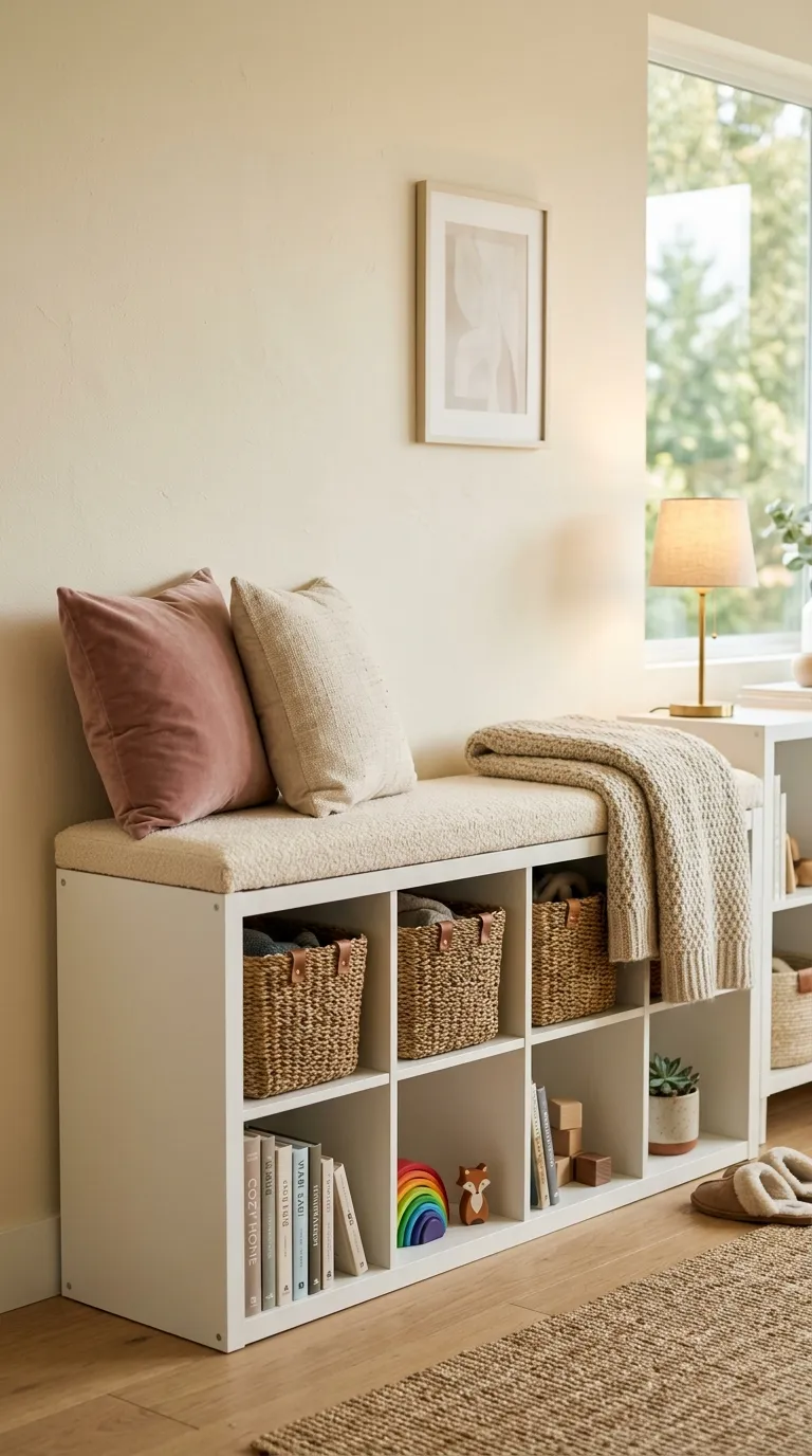 2 Image 2 An Ikea Kallax 2X4 Shelf Laid On Its Side