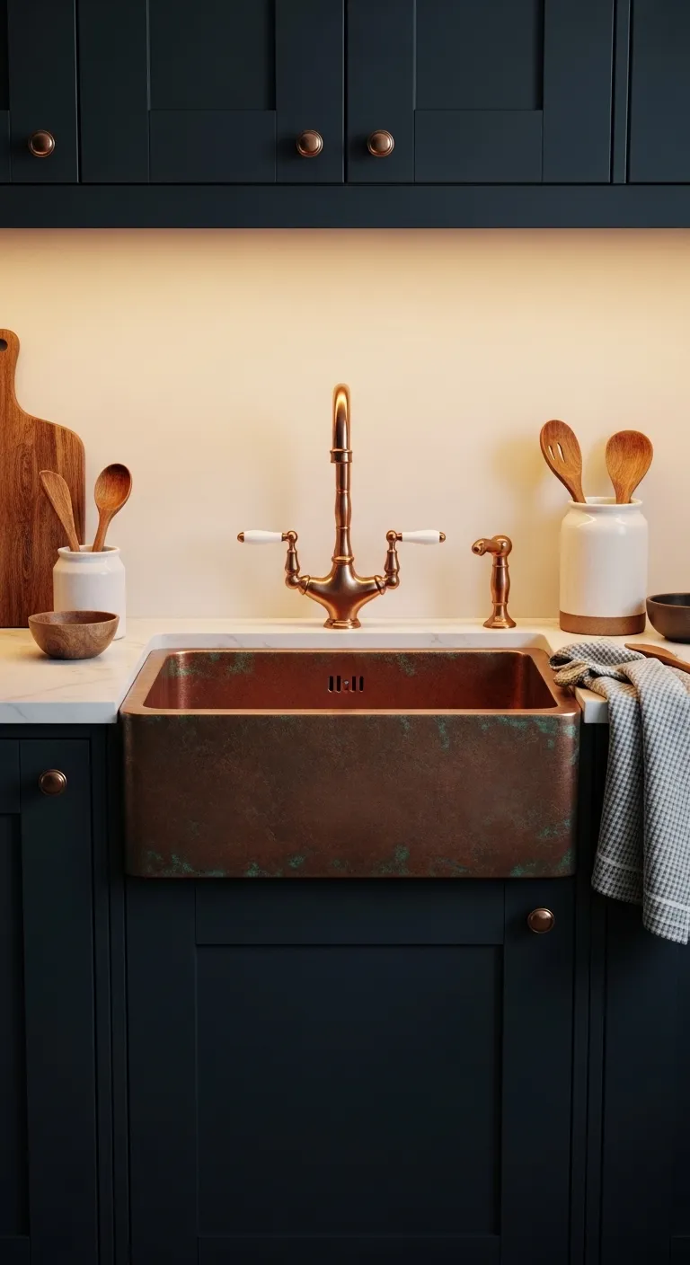 8 Copper Sink With Aged Finish C 1 20260410 012735