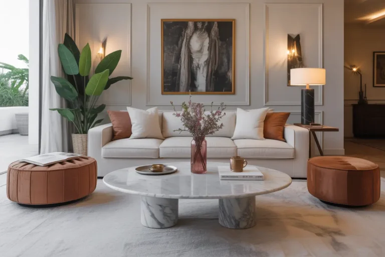 24 Marble Coffee Table Designs for Luxe Living Rooms