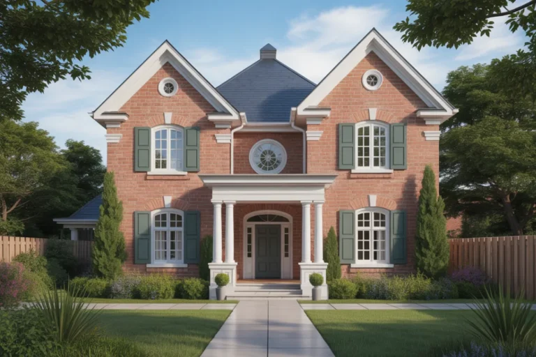 24 Orange Brick Exterior Color Schemes That Make Your Home Look Instantly More Expensive