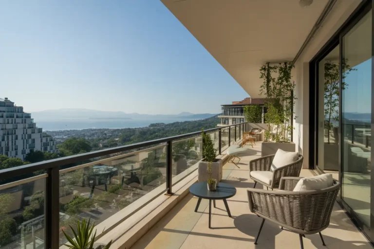 30 Trendy Balcony Glass Design Ideas for Apartments & Villas