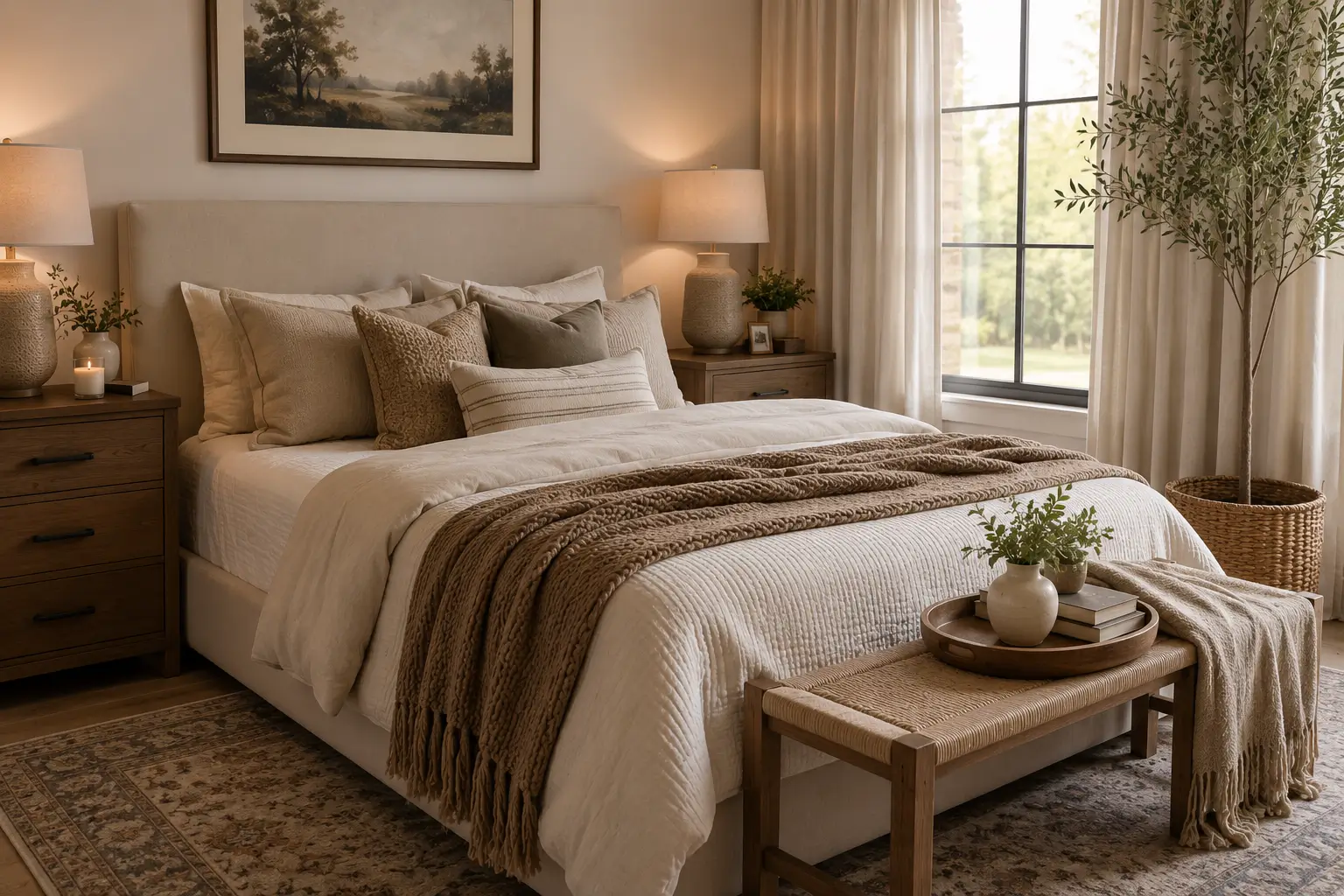 18 Neutral Bedrooms That Feel Warm, Layered, and Stylish
