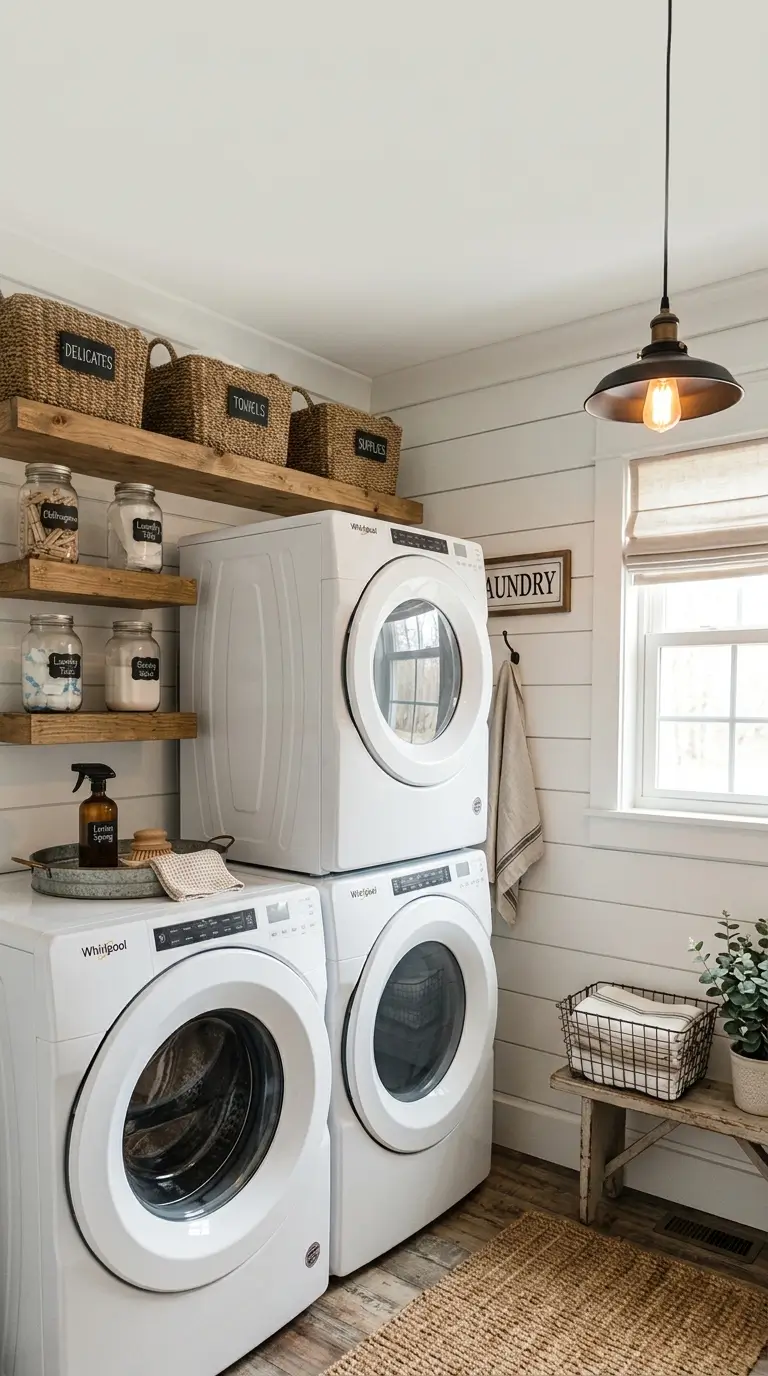 19 Farmhouse Laundry Room Ideas That Balance Beauty and Function